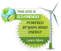 Wind powered web server